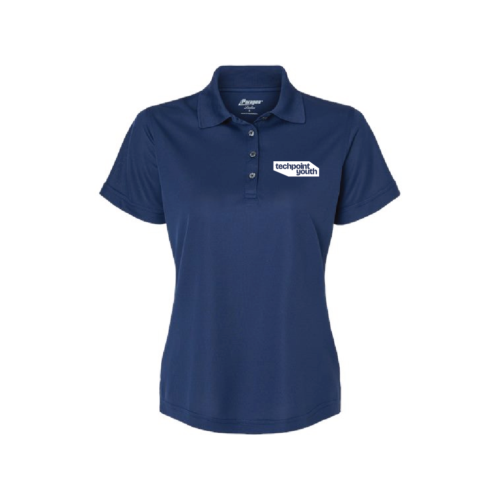 Techpoint Youth Women's Saratoga Performance Mini Mesh Polo