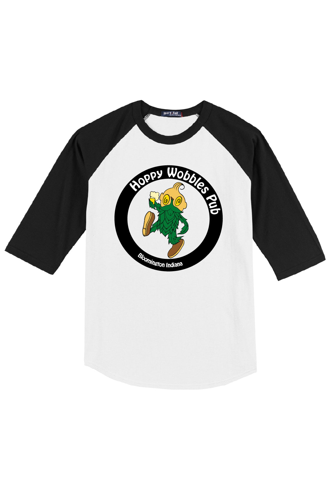Hoppy Wobbles 3/4 Sleeve Raglan Baseball Shirt