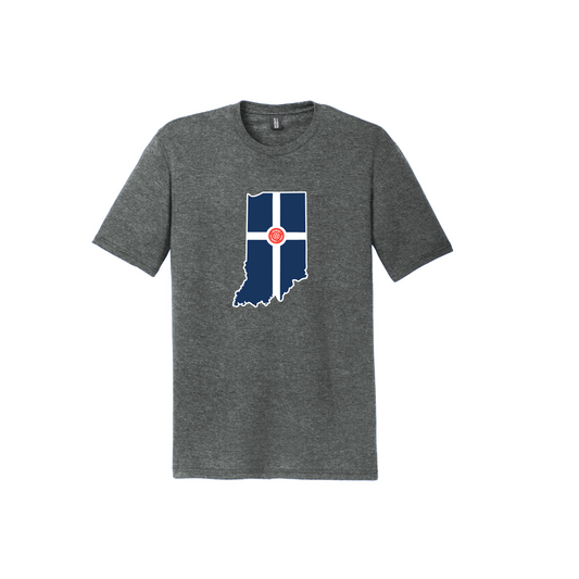 Myriad Indiana Logo Perfect Tri Tee