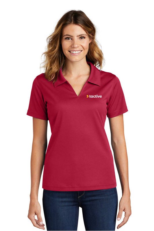 Ladies Dri-Mesh® V-Neck Polo Demo